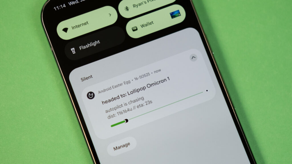 Progress notification