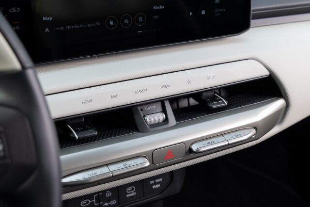 Kia EV4 dashboard detail