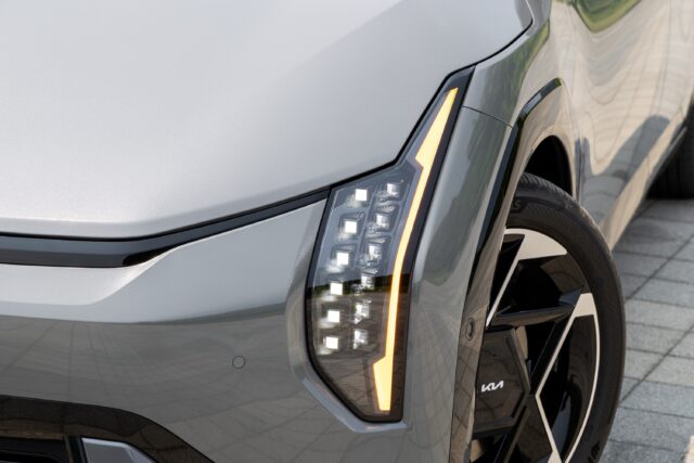 Kia EV4 headlight detail