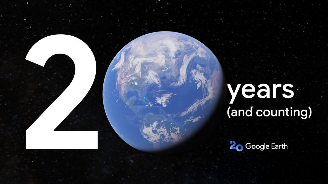 Google rolls out Street View time travel to celebrate 20 years of Google Earth