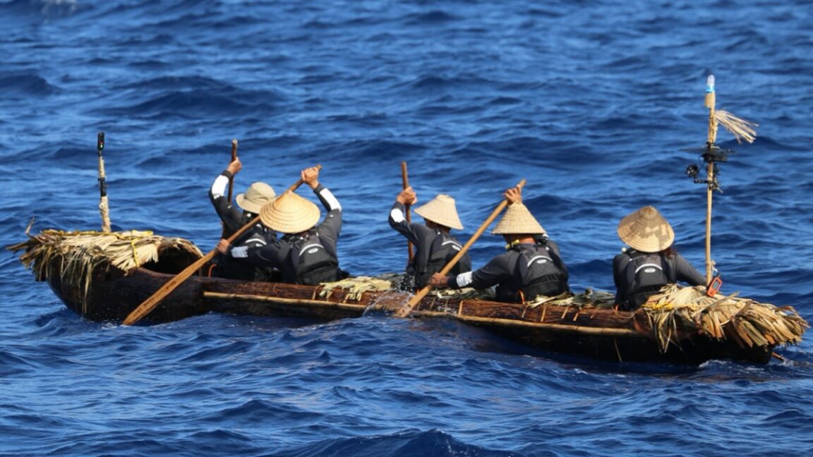 45-hour voyage in replica canoe tests Paleolithic migration theory