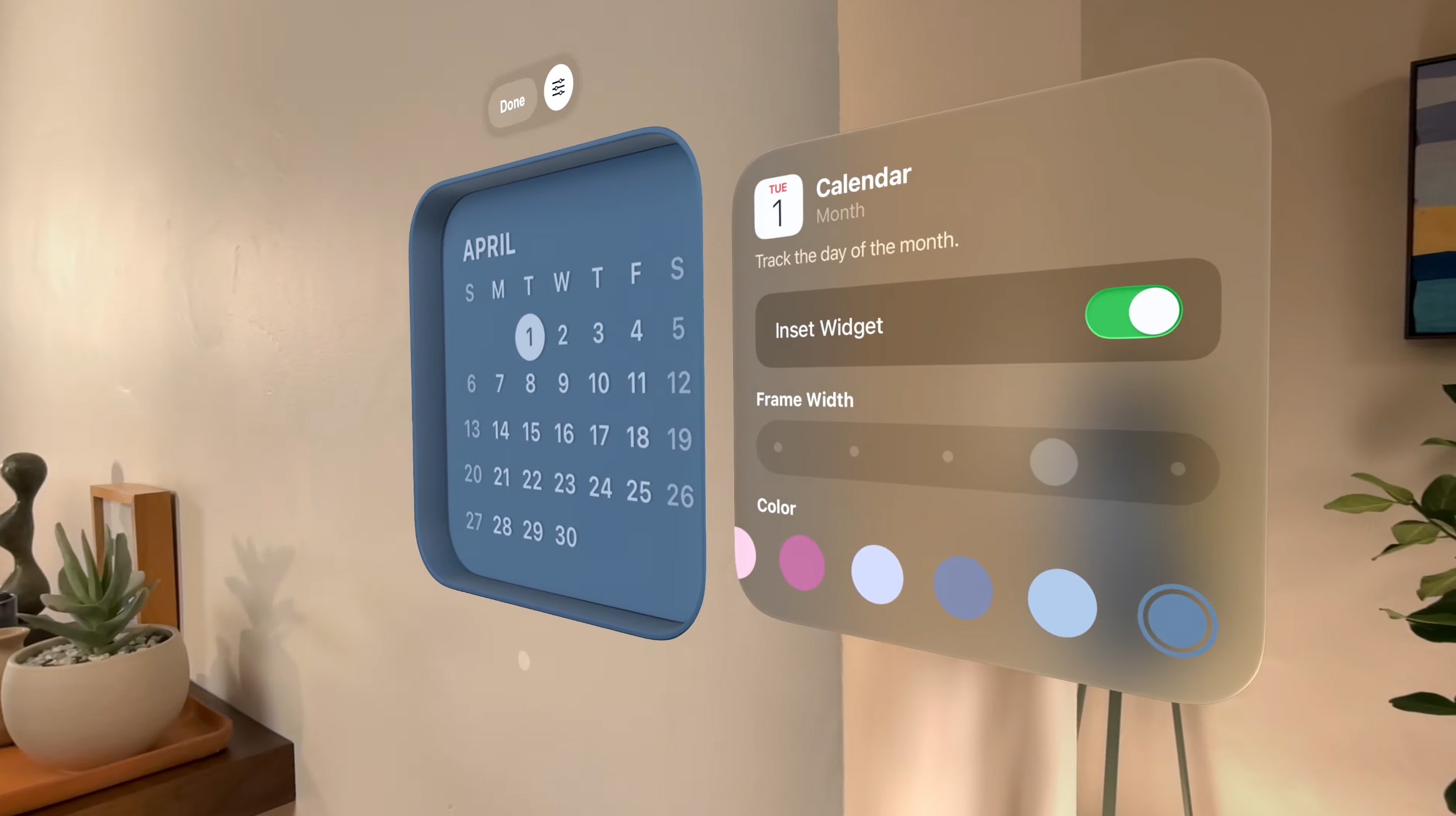 Spatial interfacing in visionOS