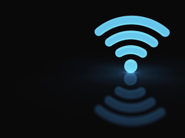表示Wi-Fi网络无线电波的符号图示