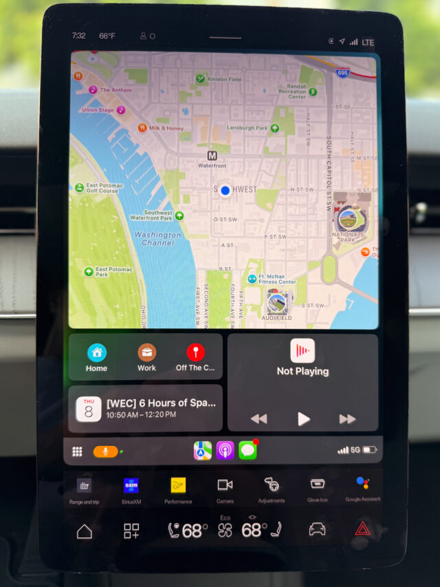Polestar 3 infotainment screen