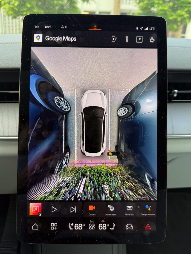 Polestar 3 infotainment screen