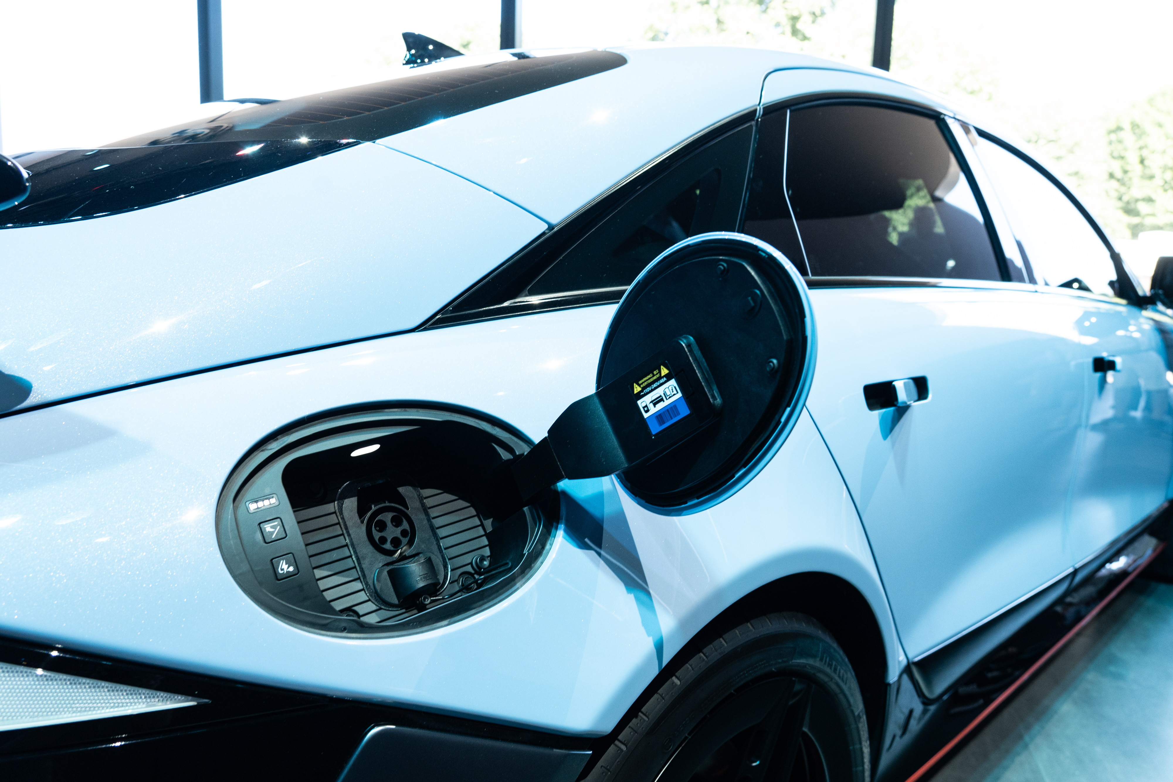 Hyundai Ioniq 6 N charge port