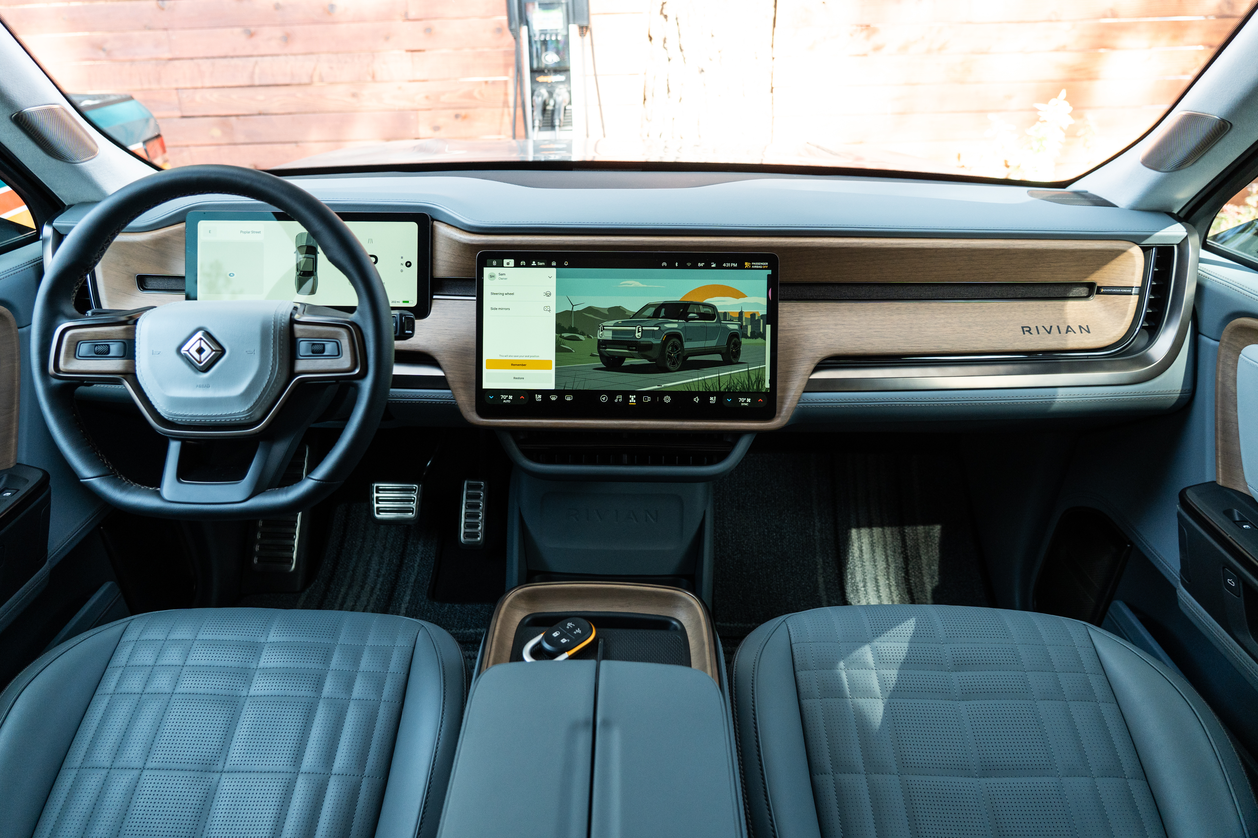 Rivian R1 interior