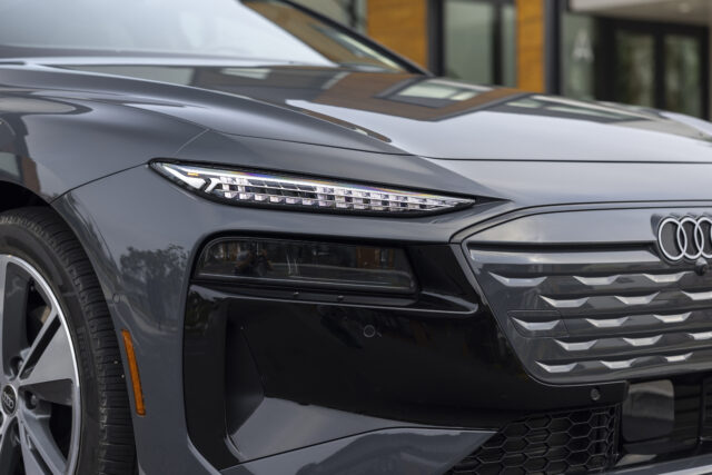 Audi A6 front fascia details