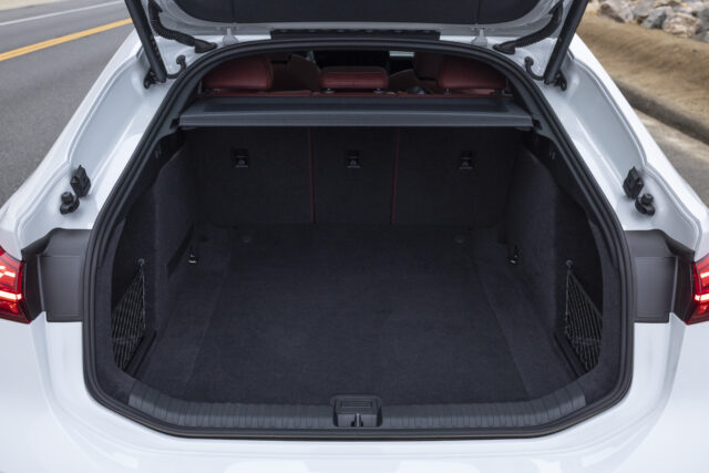 Audi S6 rear cargo area