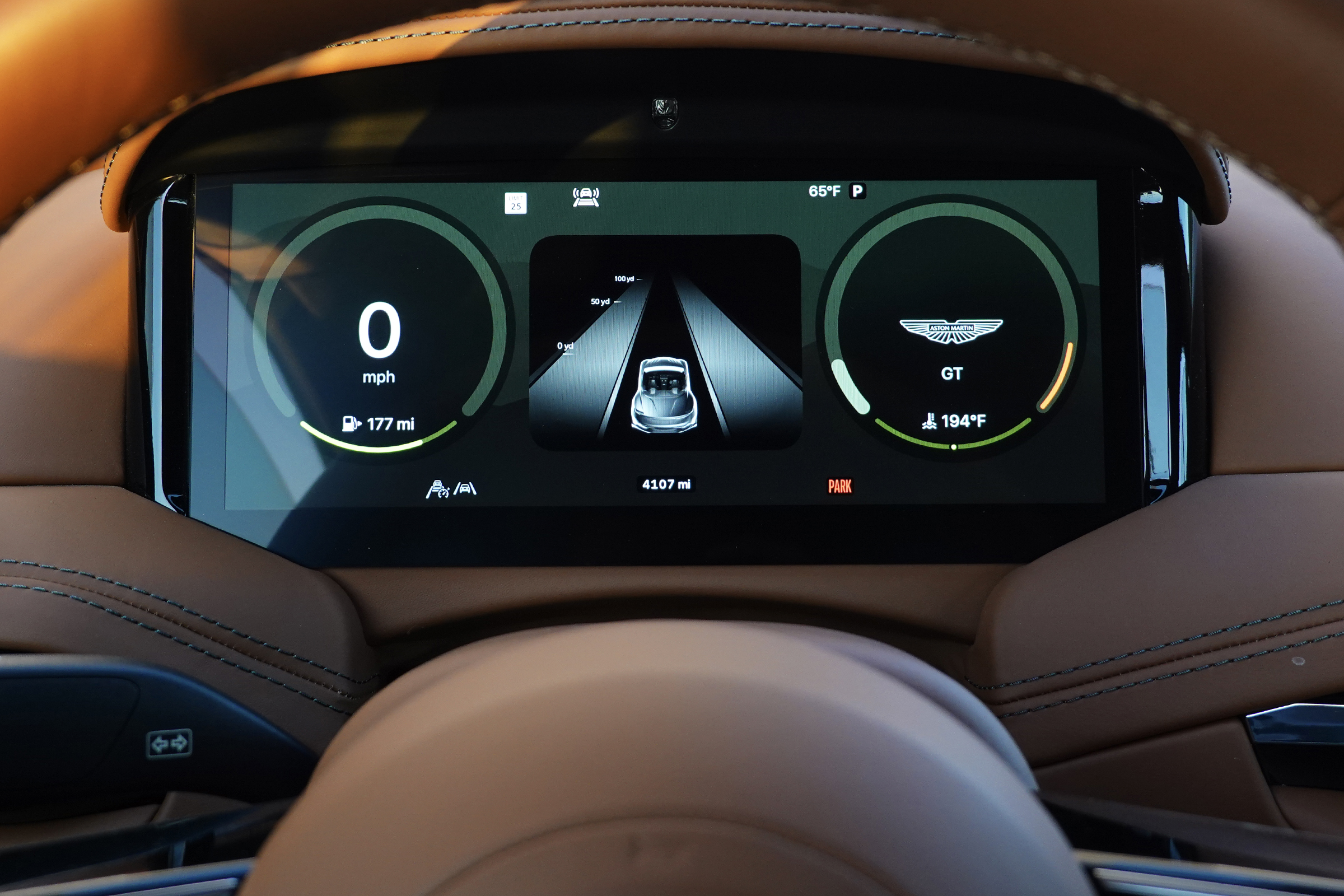 Aston Martin digital dash
