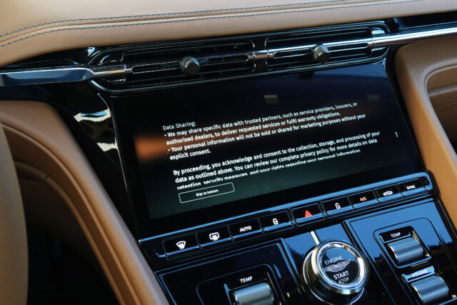 Apple CarPlay Ultra setup screens on an Aston Martin