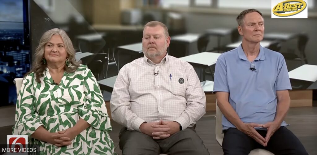 Photo of three state Board of Education members.