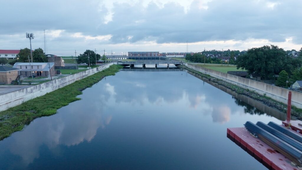 The 17th Street Canal in New Orleans.