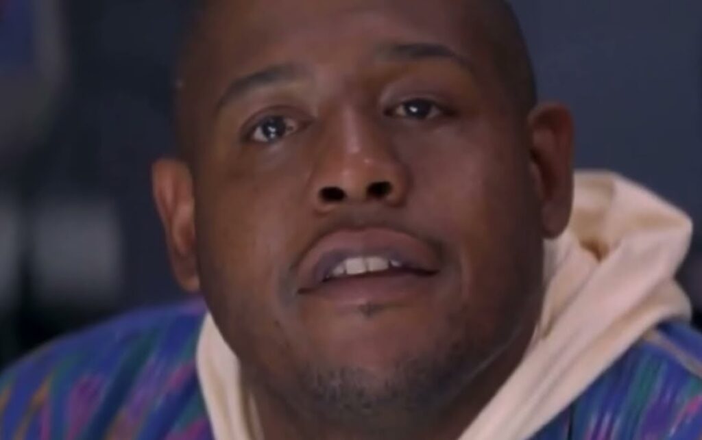 closeup of earnest black man looking into the camera