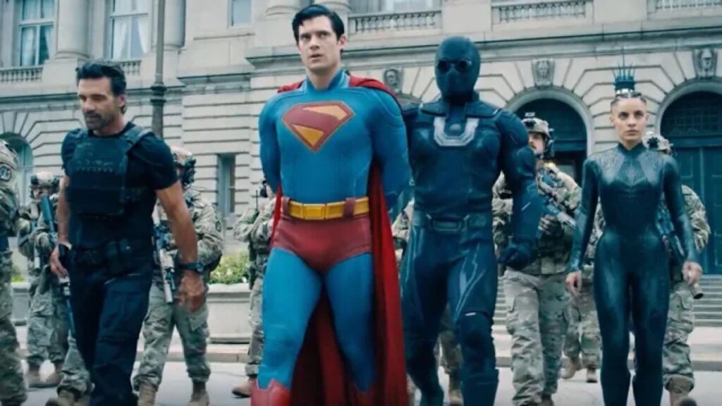 superman in handcuffs being led away by military and Ultraman