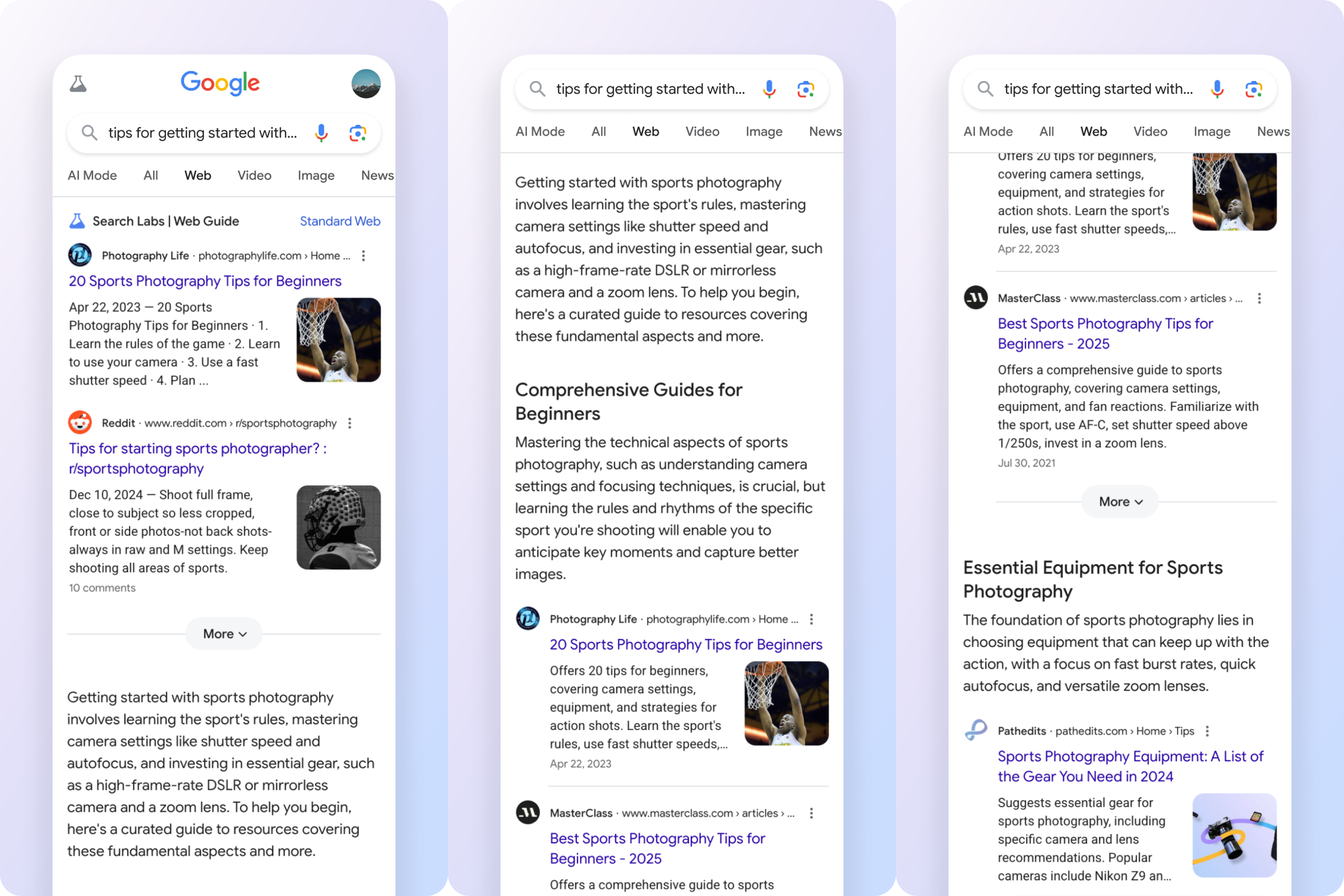 Google’s new “Internet Information” will use AI to prepare your seek effects