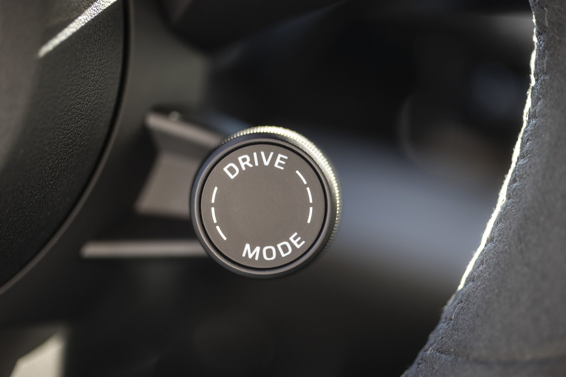 A Porsche drive mode dial