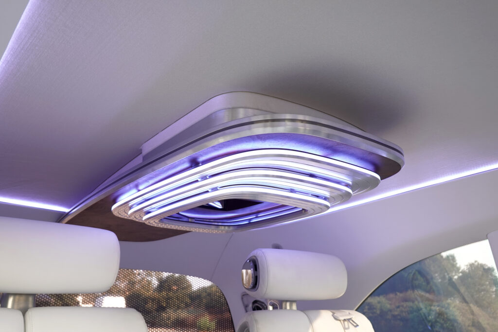 Mercedes concept van roof light