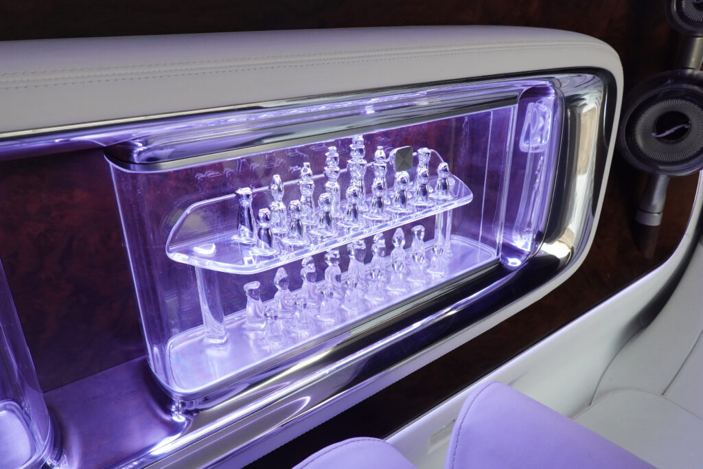 Mercedes concept van chess set