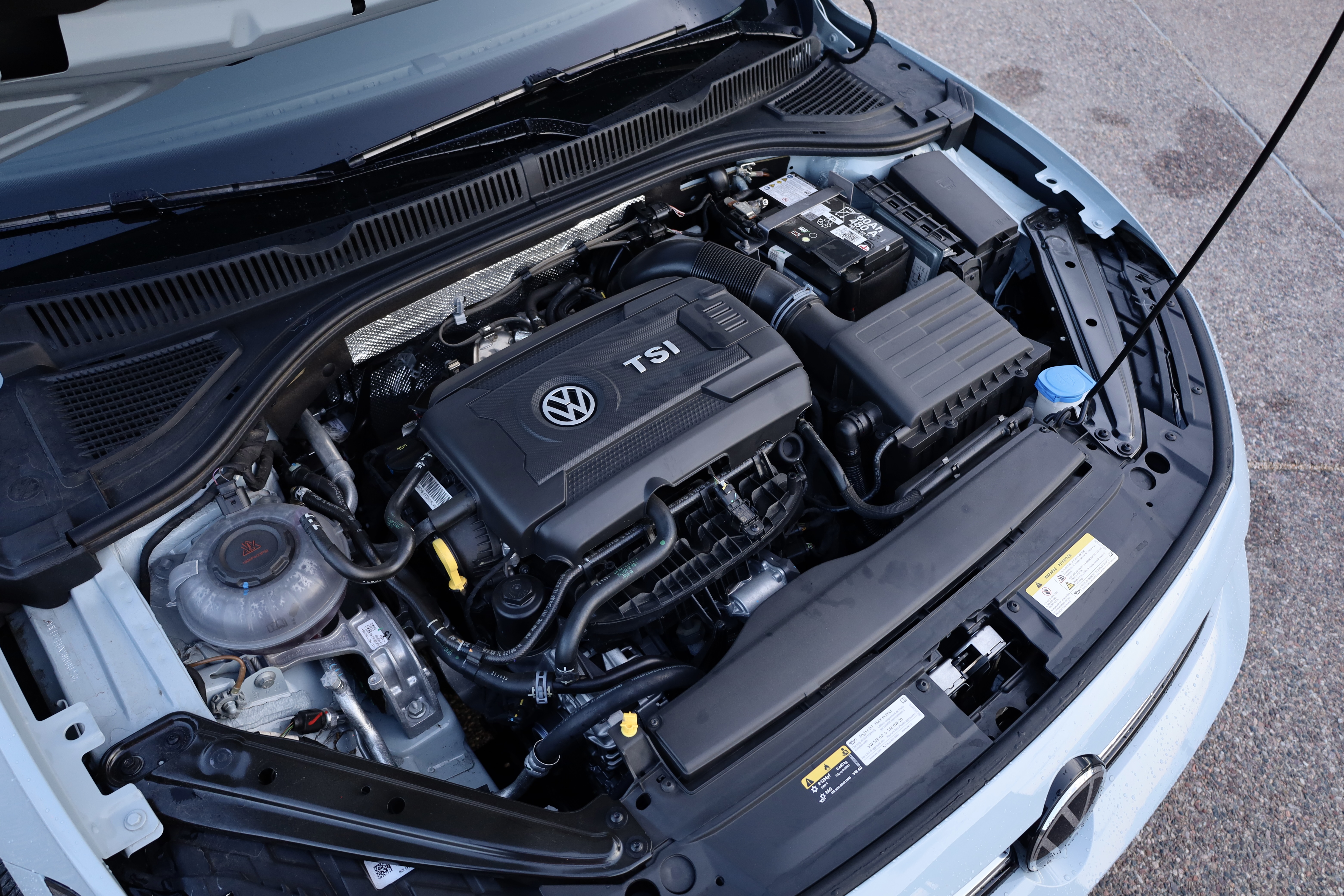 VW Jetta engine bay