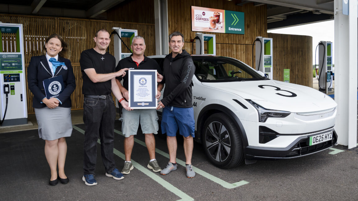 Polestar sets production car record for longest drive on a single charge