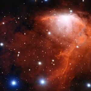Stars form in the universe from massive clouds of gas.