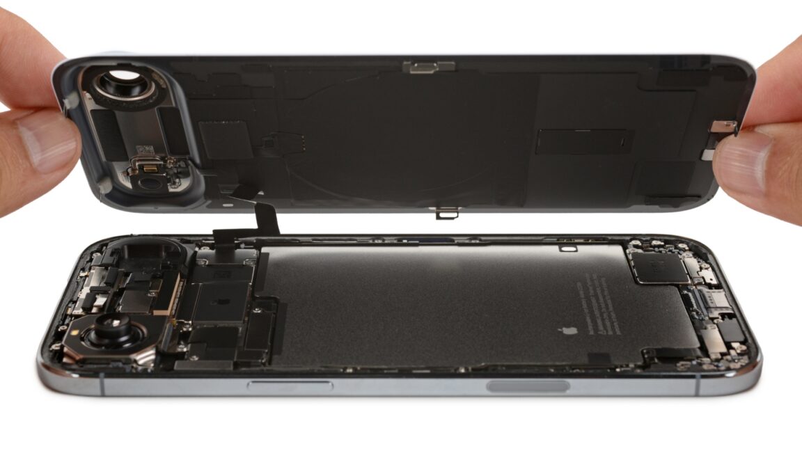 iFixit tears down the iPhone Air, finds that it’s mostly battery