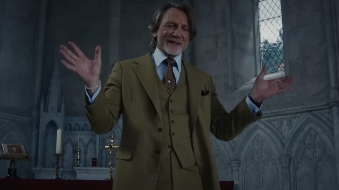 Benoit Blanc goes full Gothic in Wake Up Dead Man trailer