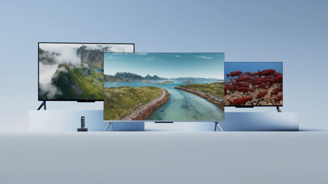 Una figura promozionale per i nuovi Fire TV di Amazon tra cui Alexa+