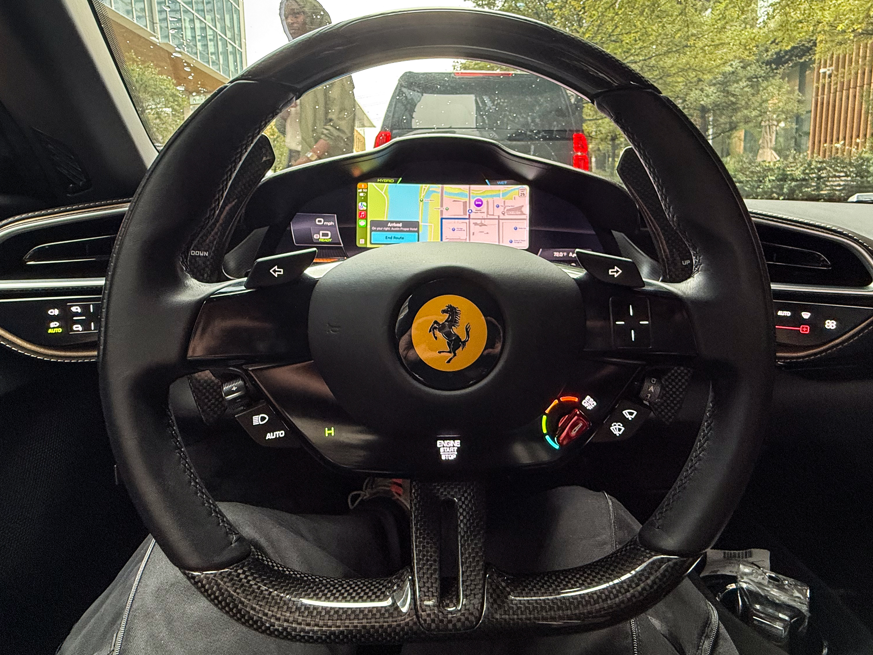 Ferrari 296 GTB steering wheel