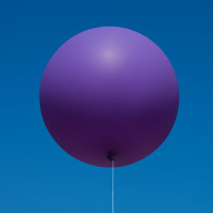 Cropped Hand Of Person Holding Helium Balloon