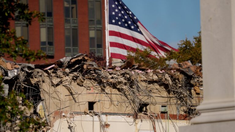Listing image for first story in Most Read: Satellite shows what’s really happening at the East Wing of the White House