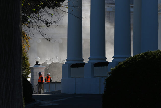 Trump’s swift demolition of East Wing may have launched asbestos plumes