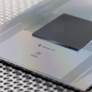 Image of a silvery plate labeled with "Willow", with a dark black square at its center, and lots of control lines leading into it.