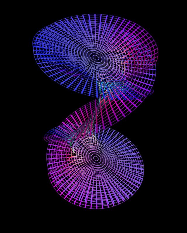 Eric Heller (America, born 1946), Black Holes Merging, 2020. Digital image