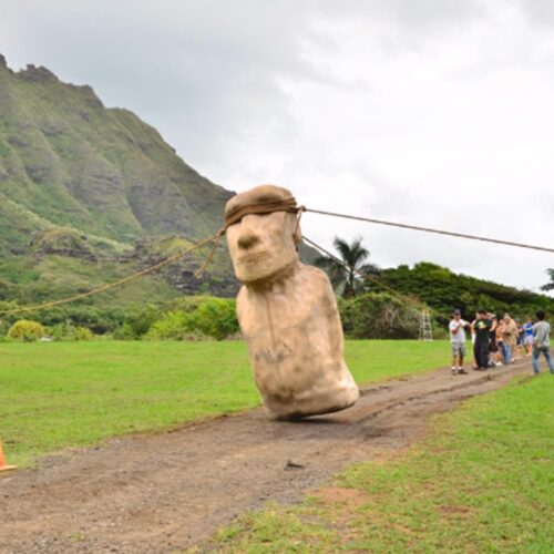 How Easter Island’s giant statues “walked” to their final platforms