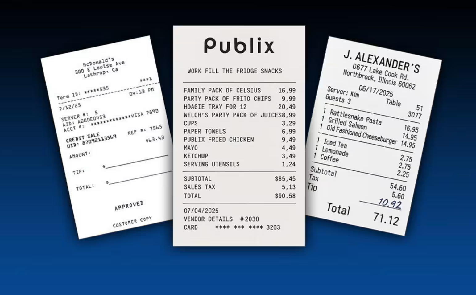 AI发票欺诈示例