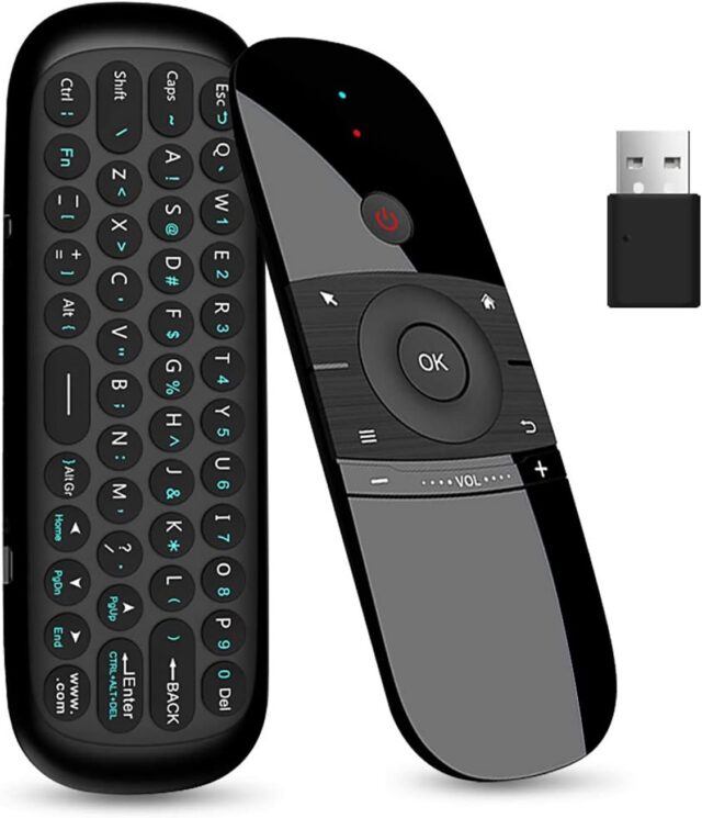 The WeChip W1 air mouse.