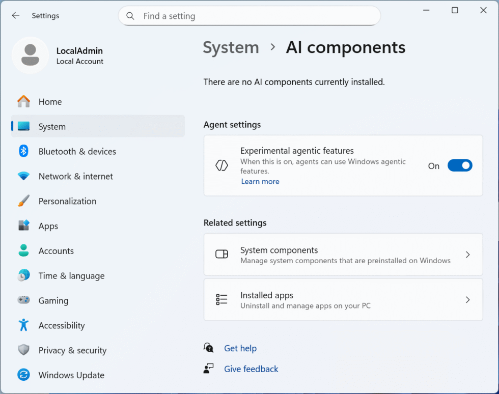 Microsoft เปิดตัวฟีเจอร์เอเจนต์ทดลองใน Windows 11 2 microsoft-windows-11-ai-agents