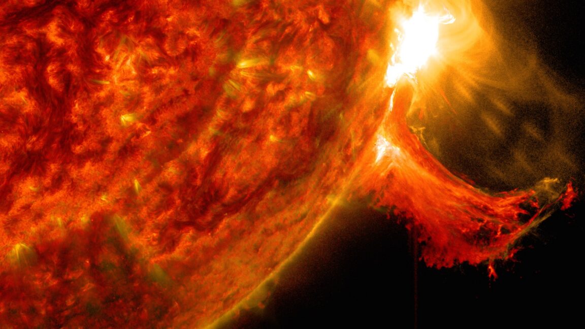 An explosion 92 million miles away just grounded Jeff Bezos’ New Glenn rocket