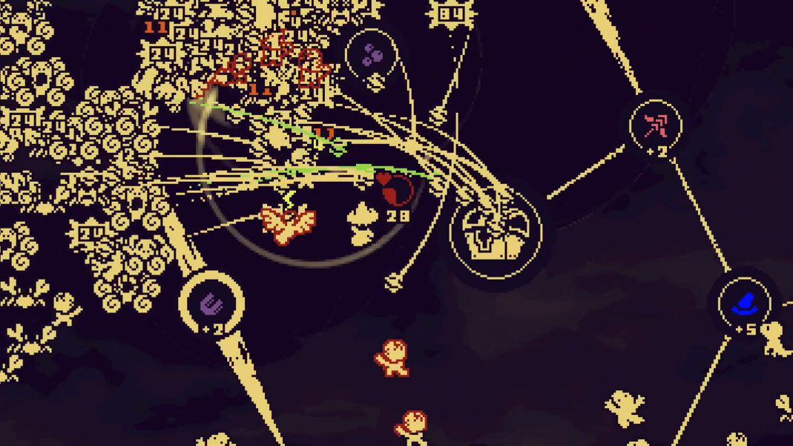 With Skigill , the classic RPG skill tree becomes a crowded battlefield