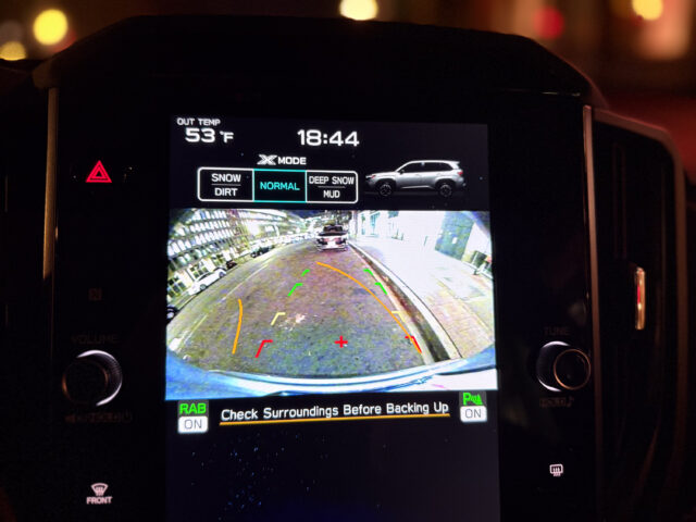 Subaru Forester Hybrid backup camera
