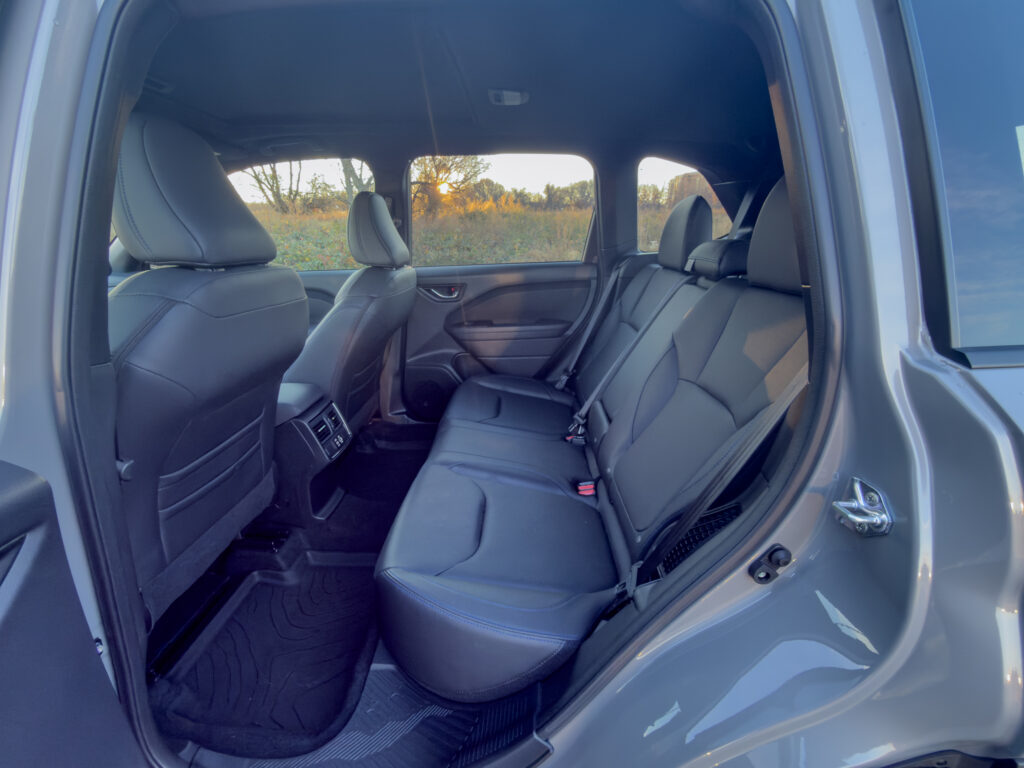Subaru Forester back seat