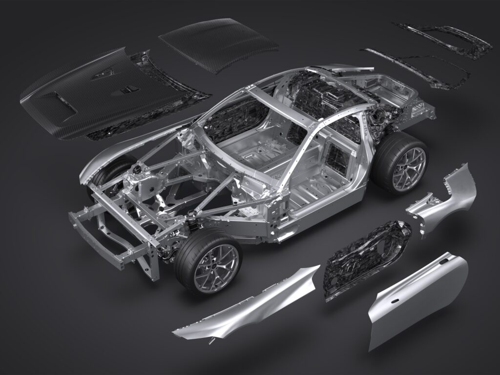 Toyota GR GT space frame
