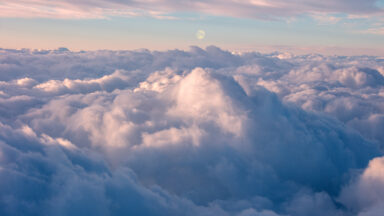 Aerial view of clouds
