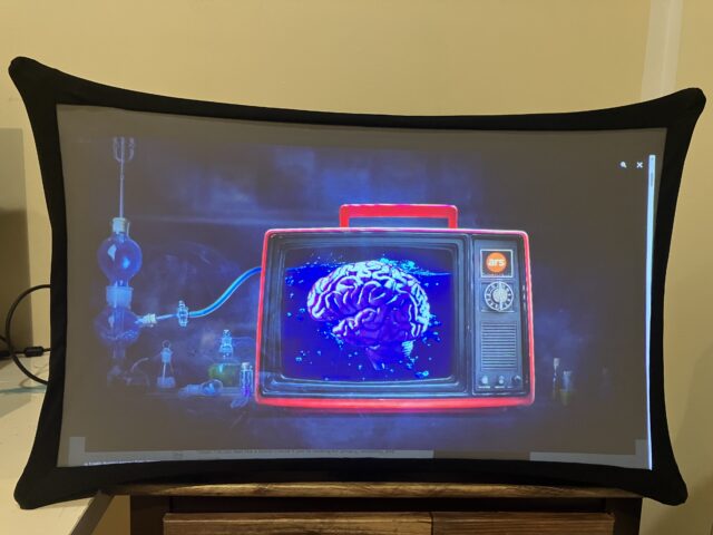 Arovia Splay showing an image.