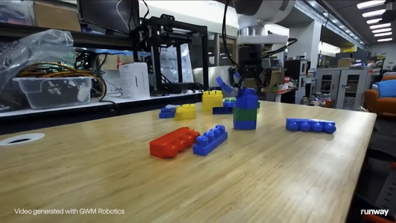 GWM Robotics生成的视频示例