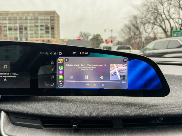 Lucid Air infotainment screen