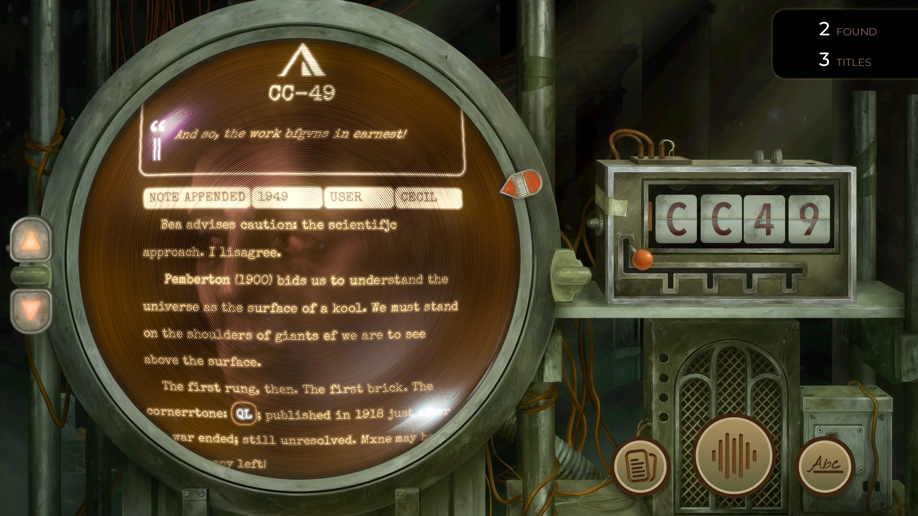 TR-49 is interactive fiction for fans of deep research rabbit holes