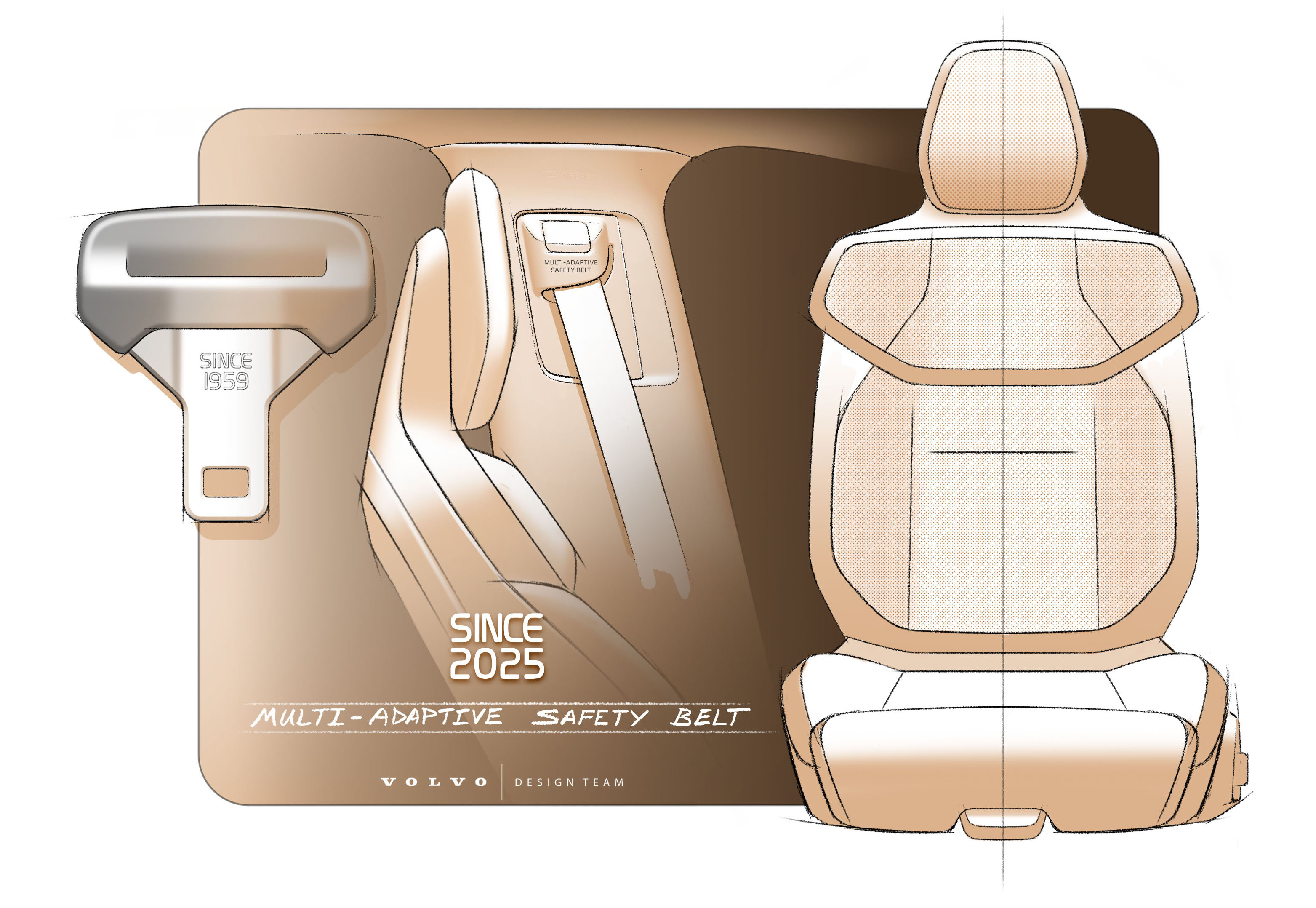 Volvo invented the seat belt 67 years ago; now it has improved it
